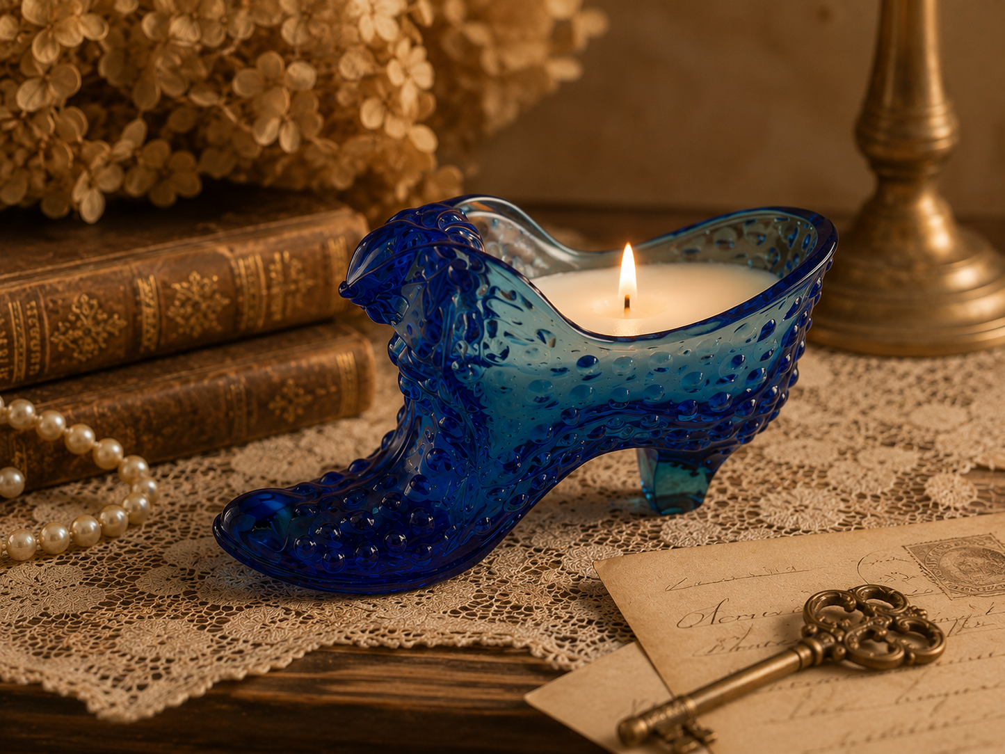 The Sapphire Slipper - Heirloom Candle